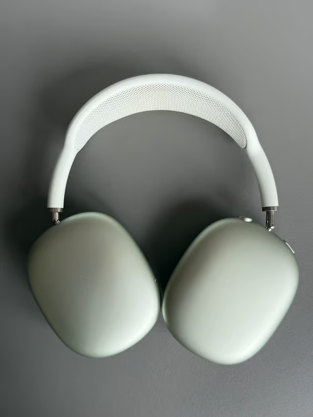 Green Hidden Maxes headphones